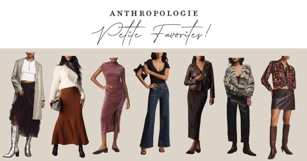 unique fashion finds from Anthroplogie for petite women over 40