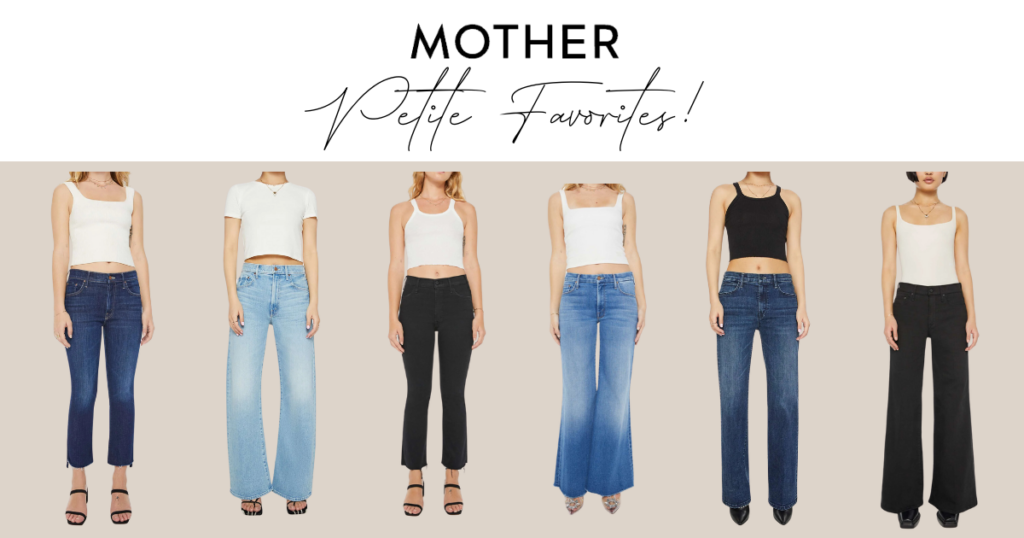 petite denim jeans from Mother picked by BeStyled Co.