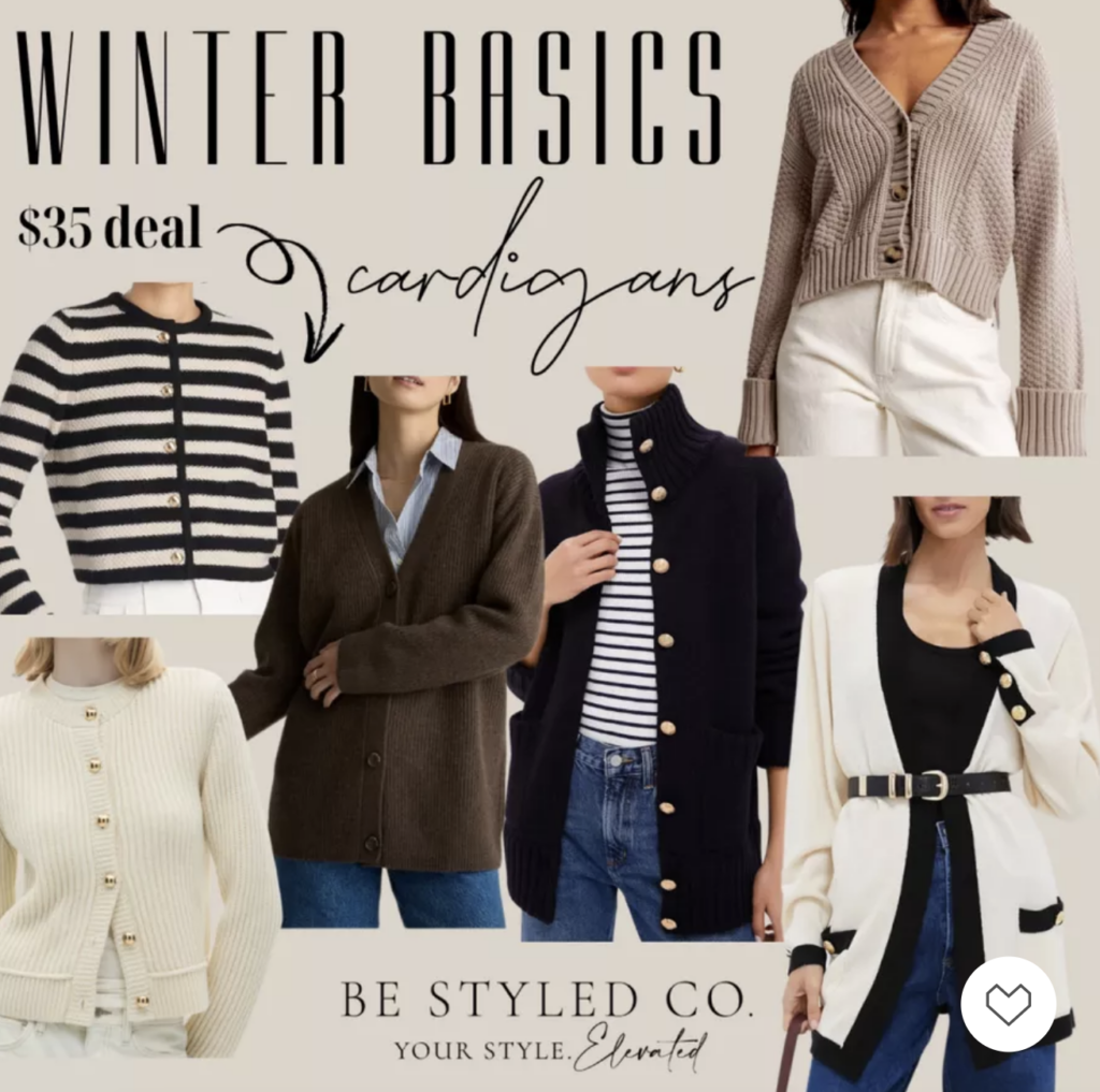cozy and trending cardigans for women