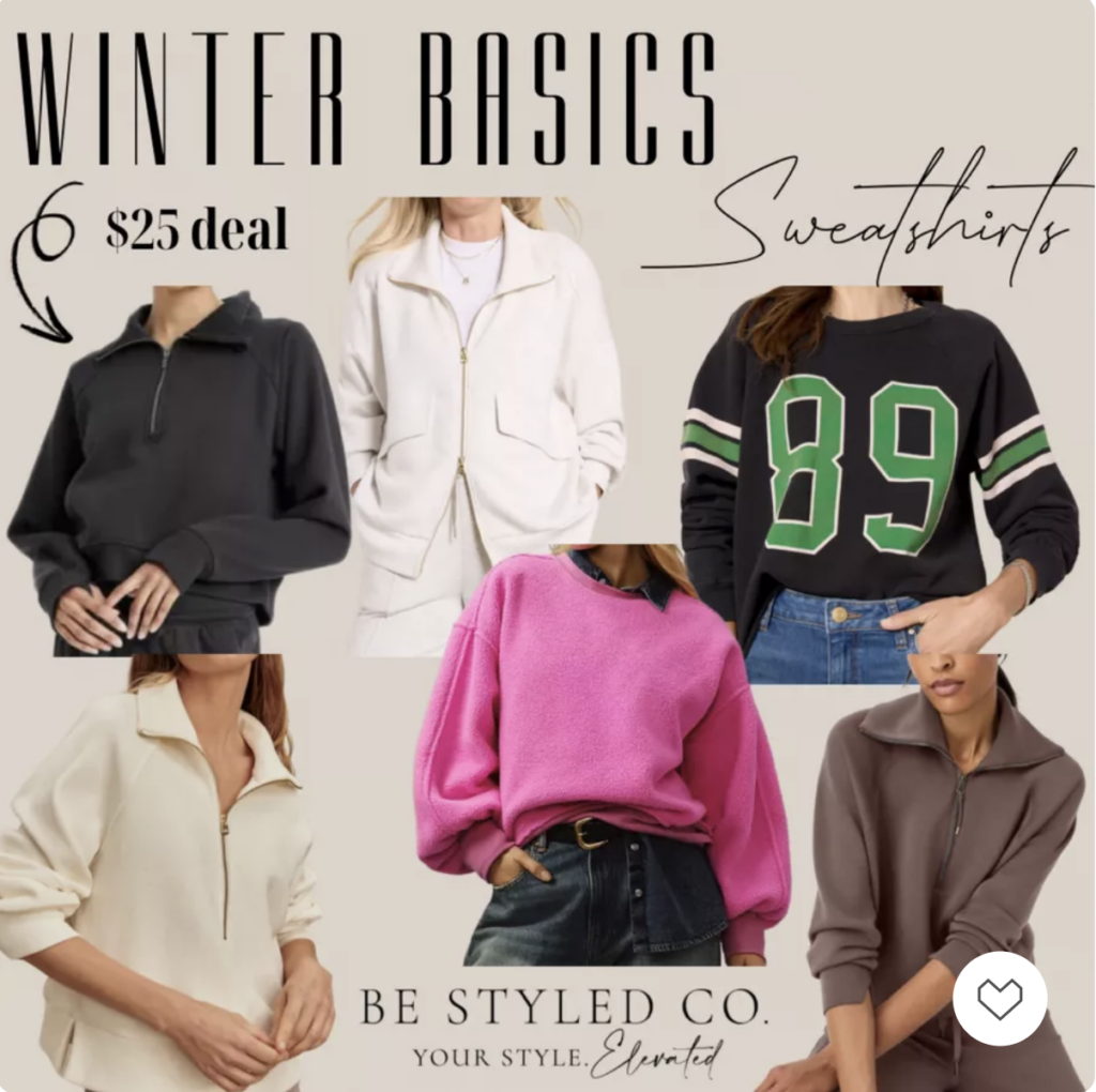 sweatshirt styles for women